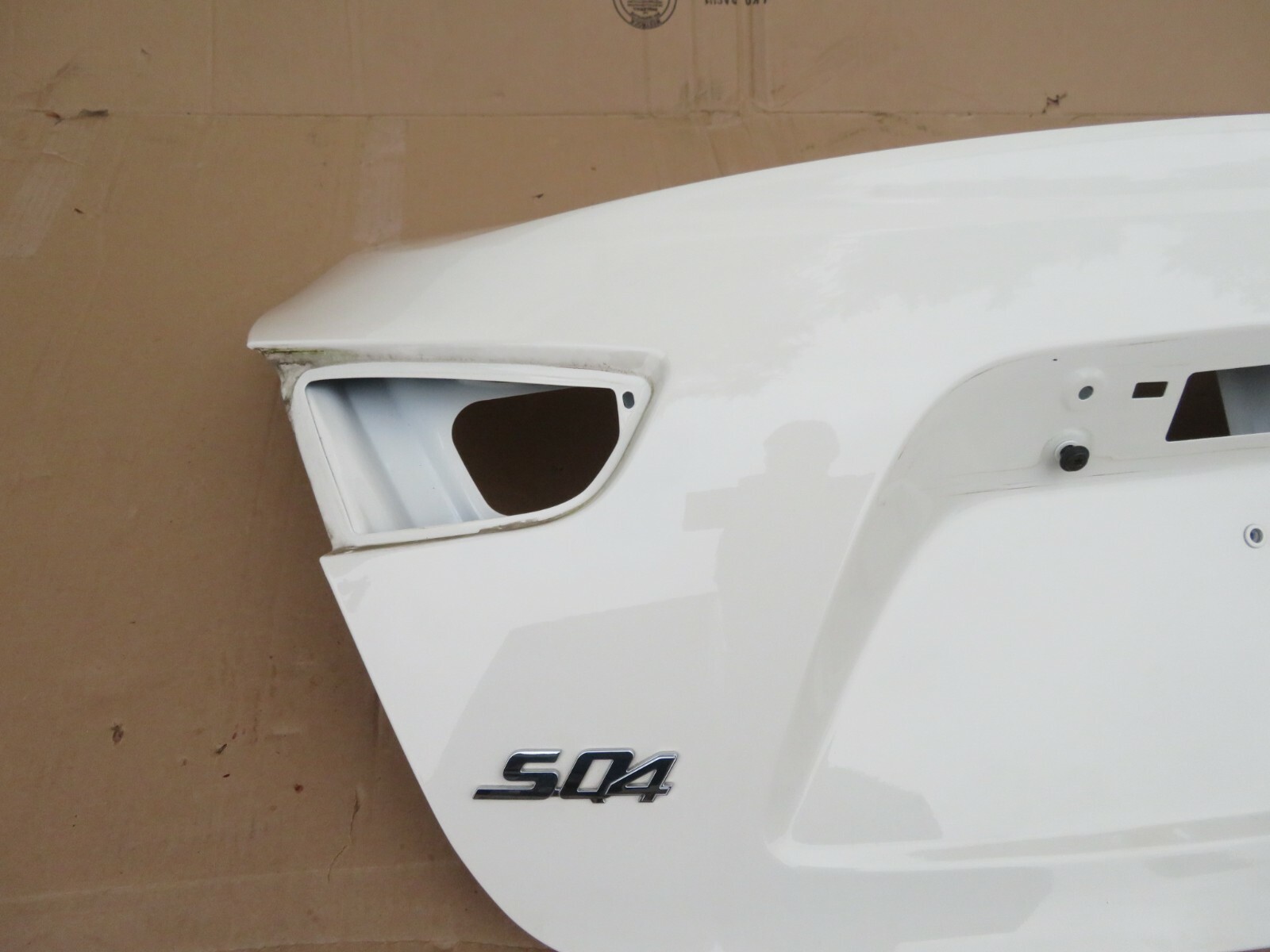 2014-2019 MASERATI GHIBLI SQ4 REAR TAILGATE TRUNK LID SHELL PANEL WHITE OEM