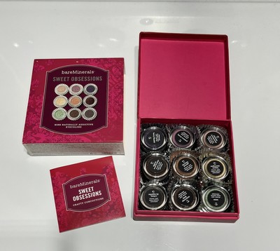 BARE MINERALS SWEET OBSESSIONS EYE SHADOW COLORS 9 JARS / 0.1 OZ EACH - NEW