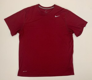 burgundy dri fit shirt