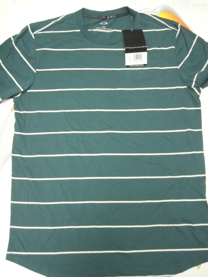 OAKLEY surf skateboard Edge Yarn Dye Knit Shirt mens LG Forest Green NEW  w/Tag | eBay