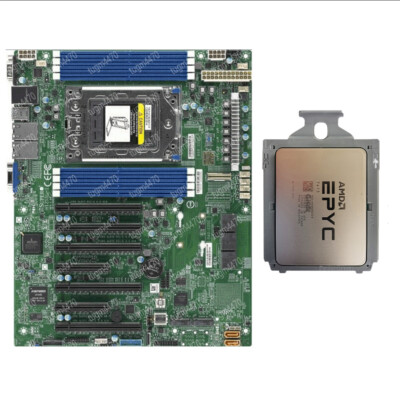 AMD EPYC 7413+ Supermicro H12SSL-I 24 cores 48 threads 2.65GHZ combination