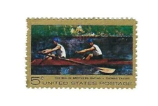 STAMP US SCOTT 1335 "The Biglin Brothers Racing" 5 CENT 1967 MNH