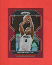 2022 Panini WNBA Prizm RED # 120 Megan Walker ATLANTA DREAM 071/199
