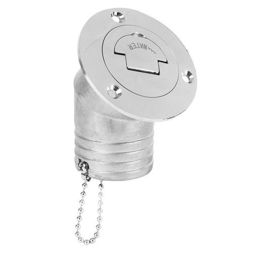 (WATER)Boat Deck Filler 45° 316 Stainless Steel 38mm Flip Fill Cover LJ - Picture 8 of 22