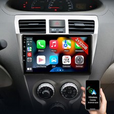 For 2007-2012 Toyota Vios Yaris Android 13.0 Car Radio Gps Stereo Player Carplay