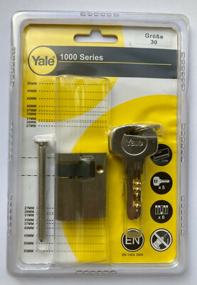 Yale Profi Halbzylinder 10/30 mm inkl. 5 Schlüssel