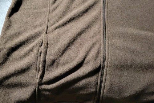 CLUB ROOM Mens Coffee Bean Fleece Vest, Front Pockets, Zipper, Sz XXL, NWT - Picture 7 of 8
