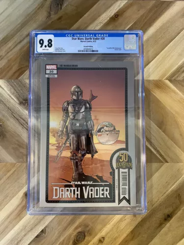 🔥STAR WARS DARTH VADER 20 - MANDALORIAN  SPROUSE VARIANT CGC 9.8 - 2ND PRINT