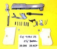FIE EXCAM TITAN NICKEL 25 CAL GUN REPAIR PART  # 25-286
