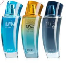 JAFRA 3 NAVIGO: NAVIGO HOMME, NAVIGO OCEAN NAVIGO MOON free deodorant