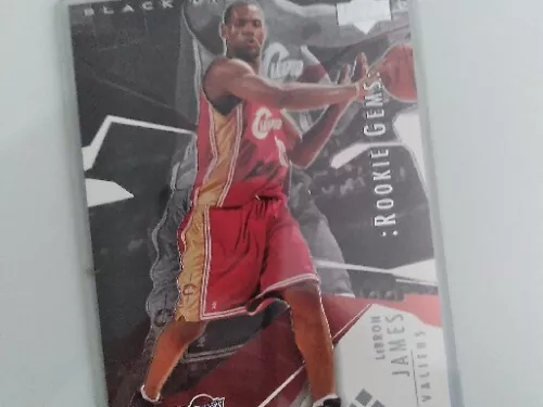 LeBron James Upper Deck Black Diamond NBA Rookie Gems Card Large Size Promo 
