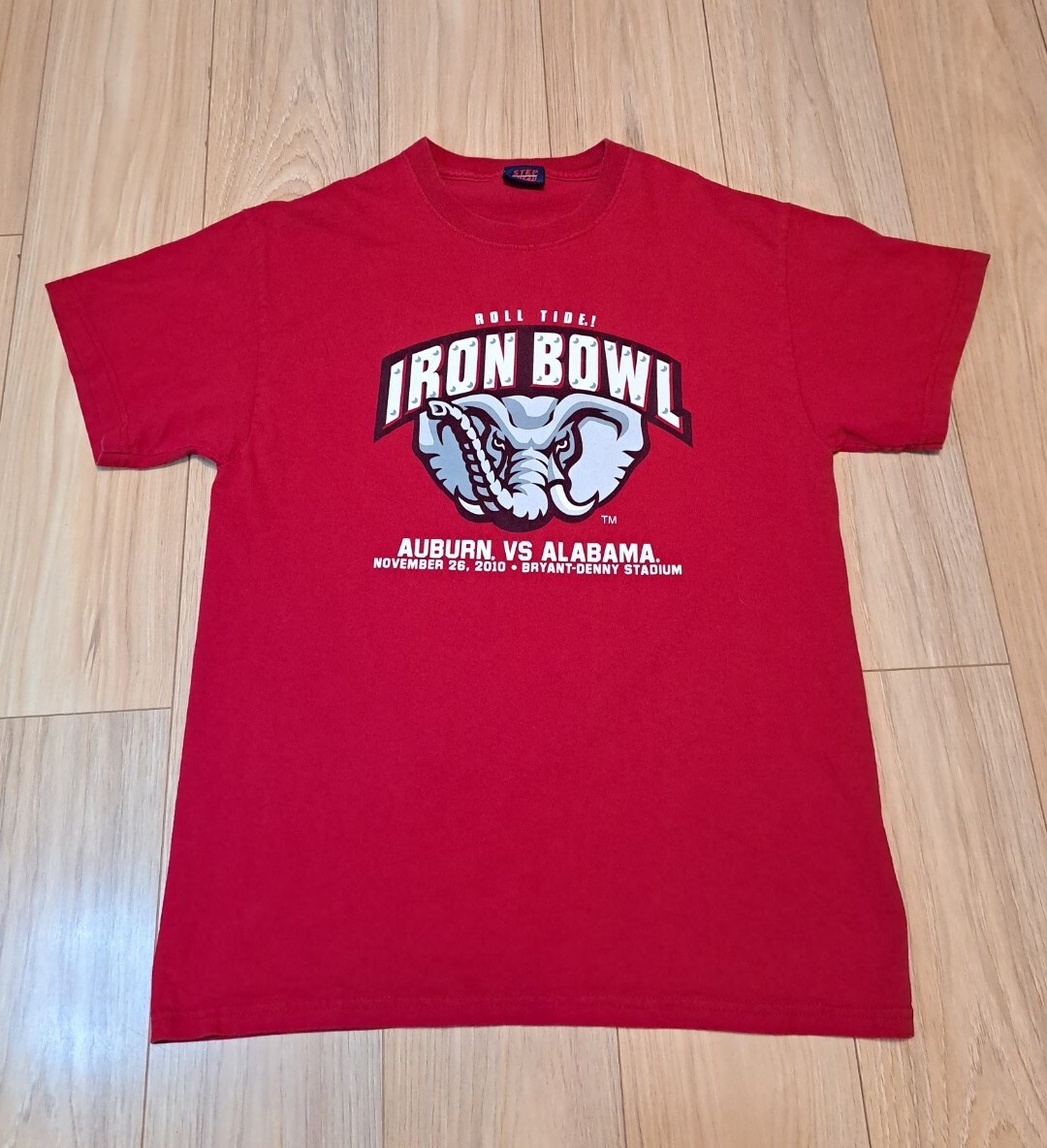 Vintage Step Ahead T-Shirt Iron Bowl 2010 Auburn Vs Alabama Roll