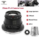 TTArtisan 35mm F1.4 APS-C MF Lens for Canon Sony Fuji Nikon Leica Camera