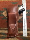 FITS Colt Taurus Remington Citadel Model 1911 Tanned Leather Flap Field Holster — photo 4