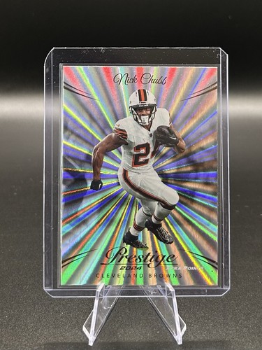 2024 Panini Prestige - #67 Nick Chubb - Sunburst Xtra Points - Browns - Picture 3 of 4
