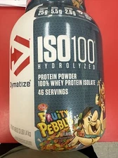 Dymatize ISO100 Hydrolyzed Whey Isolate Protein Powder, Fruity Pebbles, 3 lb