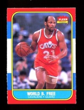 1986 Fleer #35 World B. Free Set Break