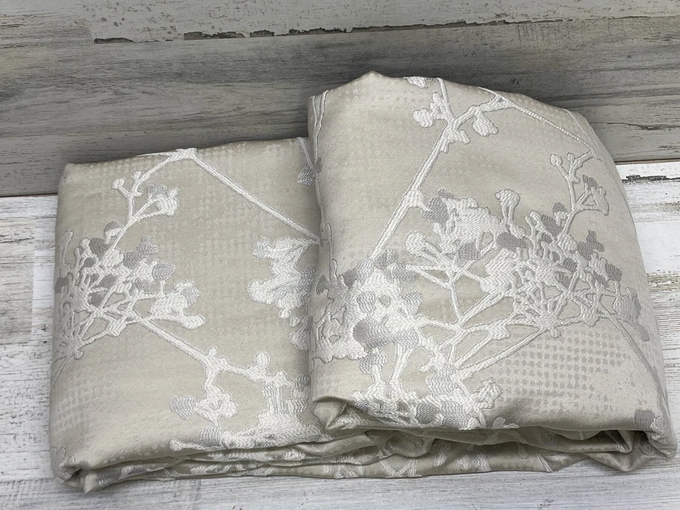 Funda nórdica Hudson Park Meadow Silhouette completa/queen dorada nueva fuera de paquete Foto 4 de 4