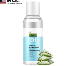 Waterbased Lube 3.38 Fl Oz Personal Lubricant with Aloe Vitamin E Gel