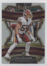 2019 Panini Select Concourse Silver Prizm Cole Holcomb #63 0c2