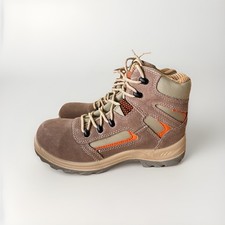 PORTWEST RENO SAFETY MID ANKLE BOOTS Beige LACE UP UK 6 STEEL TOE