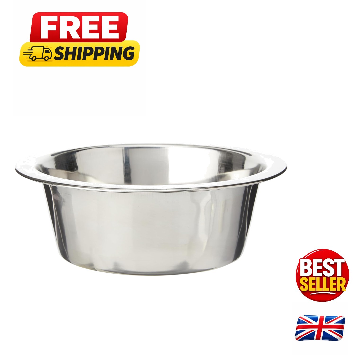 Quality 700ml Pet Bowl - Rust Proof & Dishwasher Safe for Small Dogs