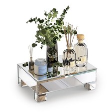 Mirrored Risers for Display, Tabletop Display Stand, Mirrored Perfume Tray fo...