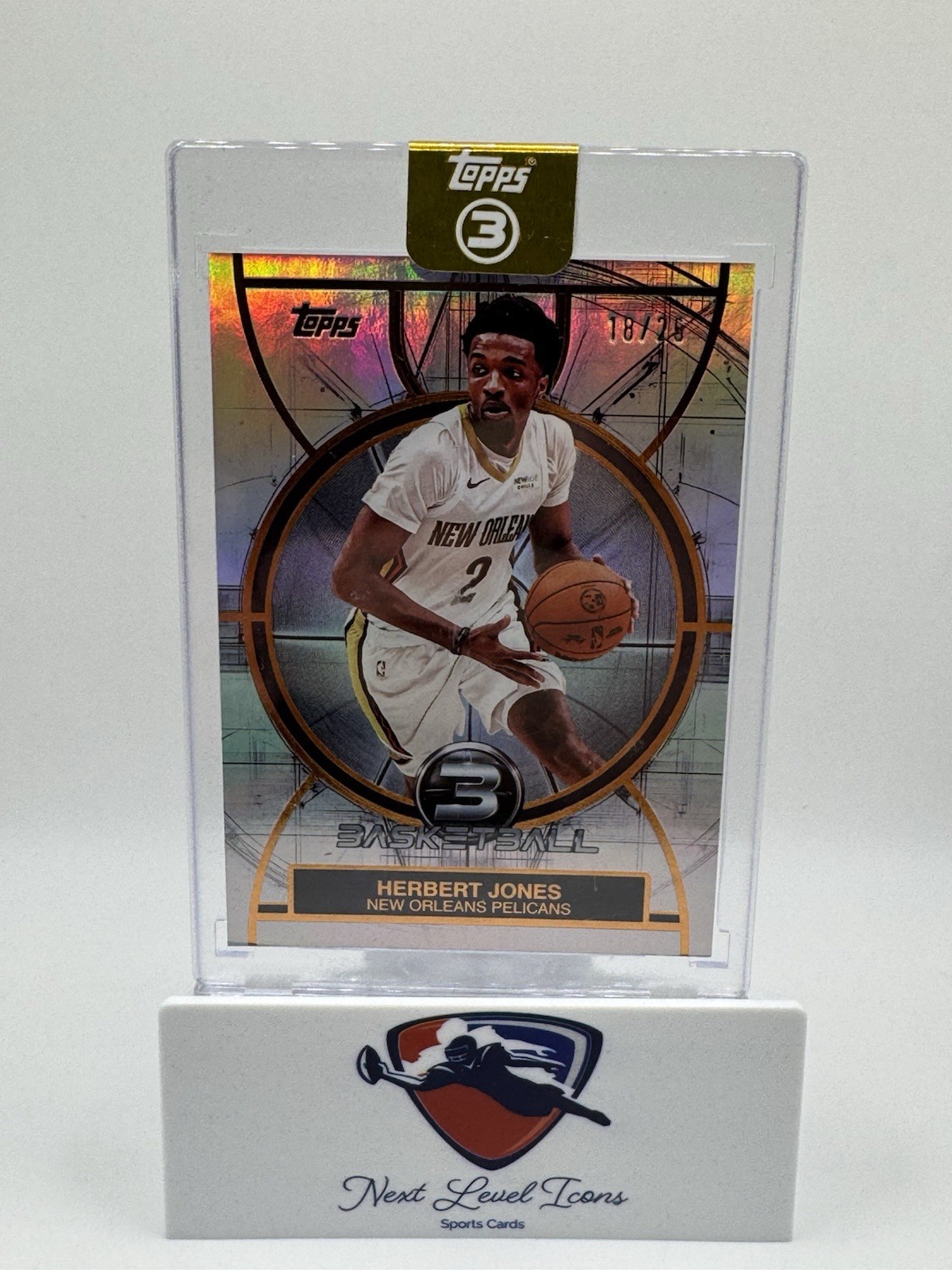 2025-26 Topps Three - Herbert Jones Bronze /25