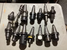 Lot of Lyndex and Other Brands Tool Holders and other Parts 15 Piece Lot