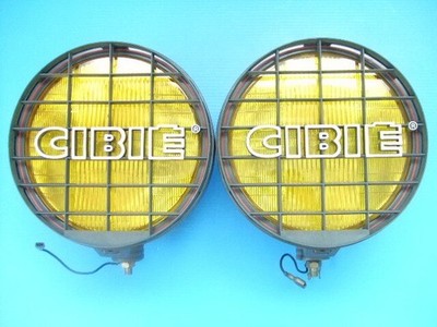 CIBIE 22cm Large Round Fog Lamp H2 Bulb for Classic Pajero Apollo