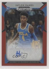 2019-20 Panini Prizm Draft Picks Red Jaylen Hands #56 Auto e6q