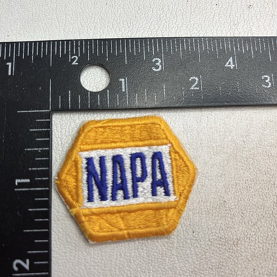 #ad Vintage c 1990s NAPA AUTO PARTS STORE Patch Smaller Version AAAE $6.50