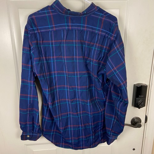 Camisa Pendleton Sir Pendleton de lana a cuadros con botones para hombre manga larga grande - Imagen 5 de 8