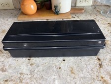 Alpha 15 or 24 Audio Cassette Tapes Vintage Hard Plastic Storage Box Case Holder