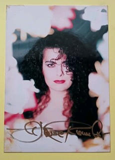 Marianne Rosenberg handsignierte Autogrammkarte Schlager Sängerin Chanson