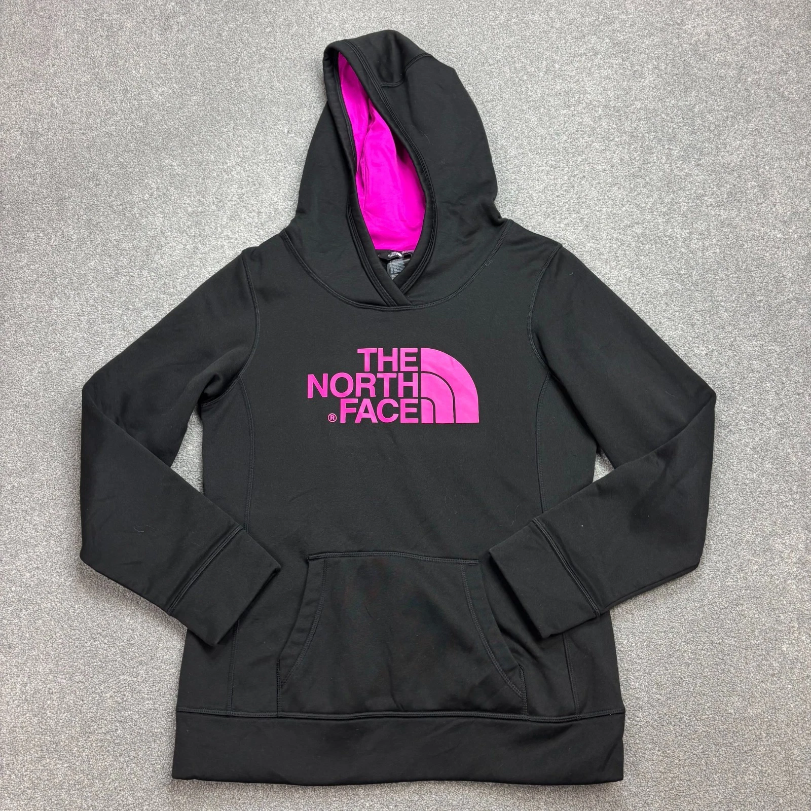 North Face Jumper Womens Small Black Hoodie Pullover Outdoors Hiking Lady