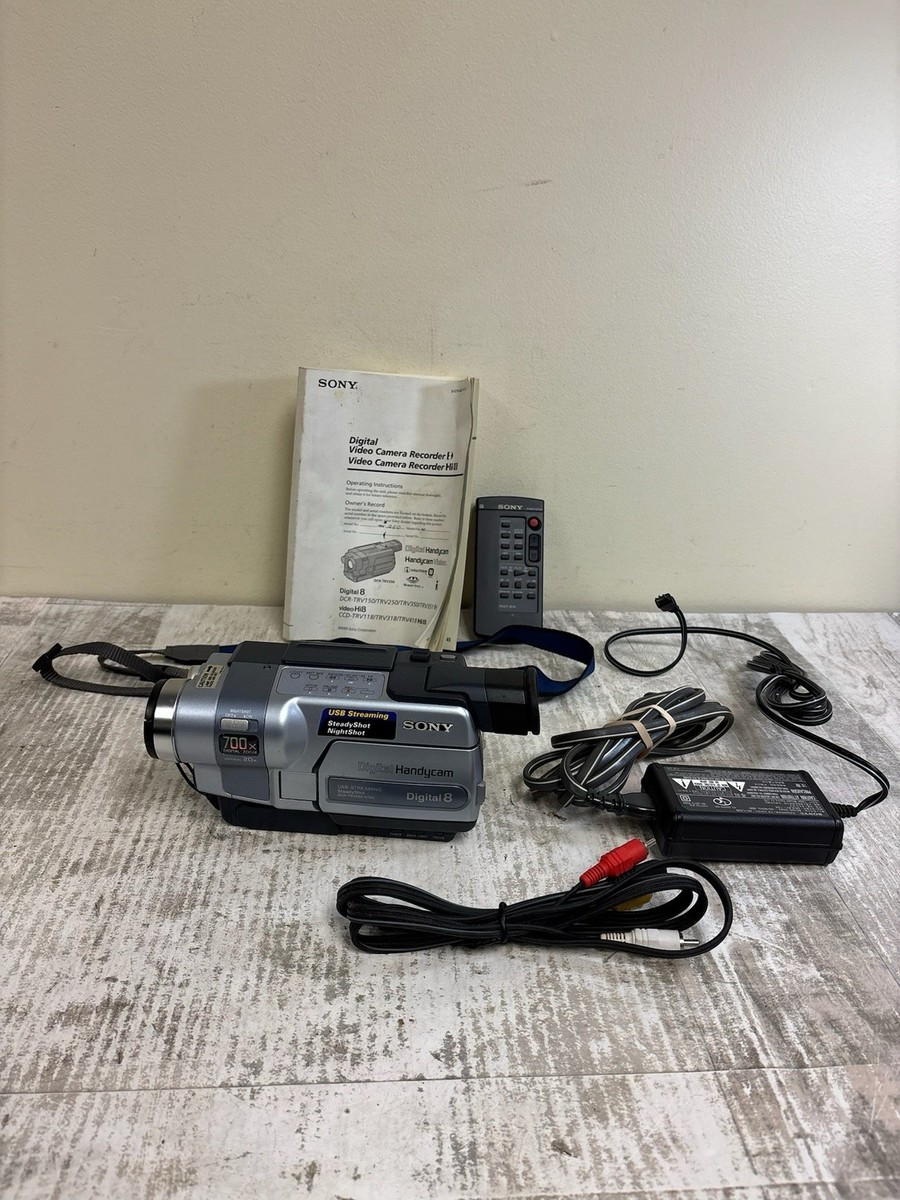 Sony Handycam DCR-TRV250 Digital-8 Camcorder for sale online | eBay