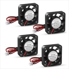 4PCS DC12V Cooling Computer Case Fan 4010 40x40x10mm PC 3D Printer 2Pin US Stock