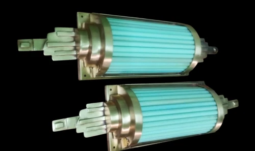 1 PC VINTAGE ART DECO BRASS AND GLASS ROD GREEN WALL SCONCE LIGHT SKYSCRAPER #25