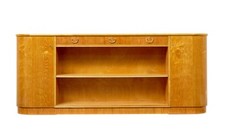 LIBRERIA APERTA BASSA OLMO SCANDINAVO A FORMA DI METÀ SECOLO