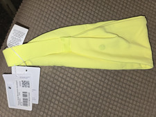 Lululemon Reversible Fleece Wide Headband Yellow O/S Women Running Yoga