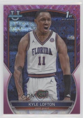 2022 Bowman U Chrome Fuchsia Mini-Diamond Refractor 95/150 Kyle Lofton #18 0z0v