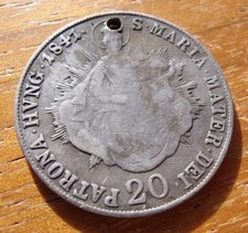 AUSTRIA-HUNGARY 1841B Ferdinand I Silver 20 Kreuzer Vienna