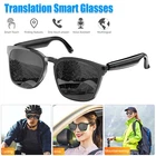 Smart Glasses AI Bluetooth Sunglasses 145 Languages Translation for Women Men