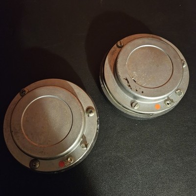 Emilar EK 175 PAIR with Radian Diaphragms Compression Driver Horn Tweeters 