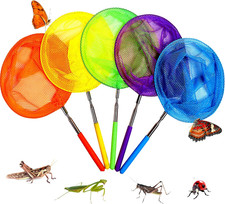 Kids Telescopic Butterfly Fishing Nets for Kids Catching Insect Net Outdoor T...
