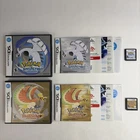CLEAN Pokemon: SoulSilver + HeartGold Nintendo DS LOT Authentic Complete Box CIB