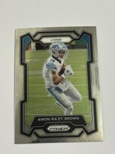 2023 Panini Prizm - Amon-Ra St. Brown #96 Silver Prizm Detroit Lions