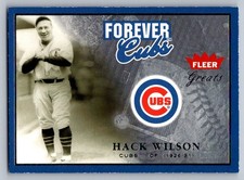 2004 Fleer Greats of the Game Hack Wilson #17F EX Cond. /1923 (28)