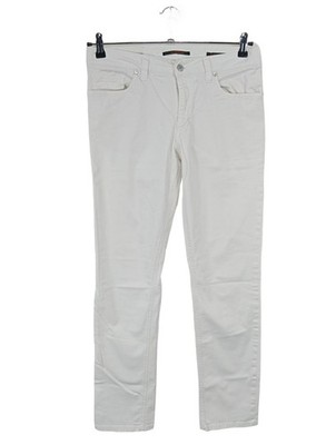ALBERTO Röhrenjeans Damen Jeans Gr. DE 42 weiß Casual-Look